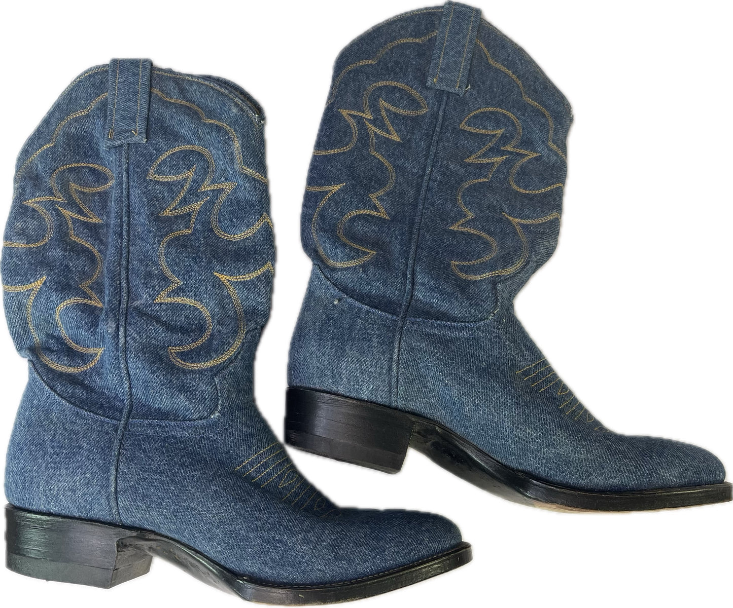 Cowboys boots Demin Jeans