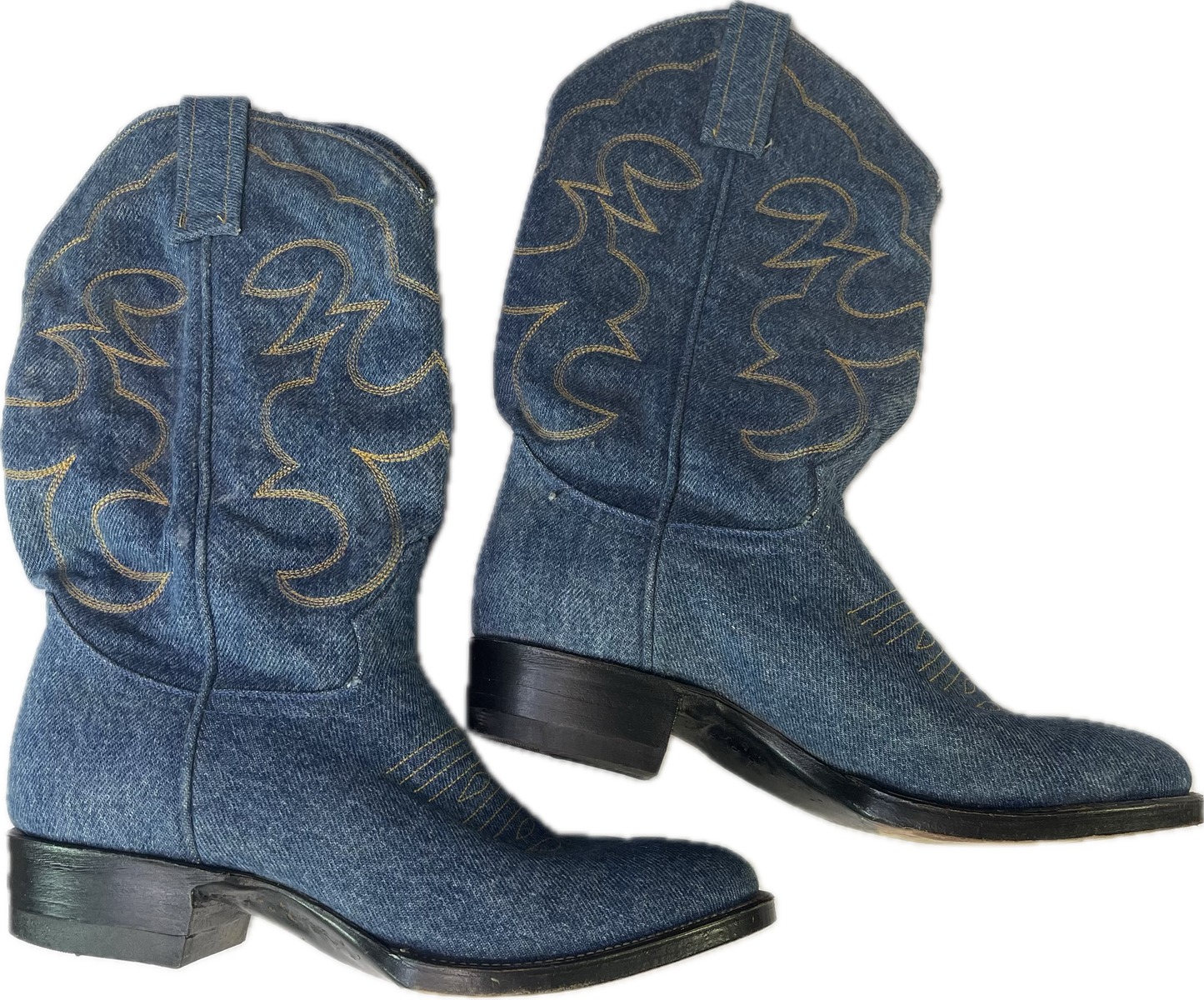 Cowboys boots Demin Jeans